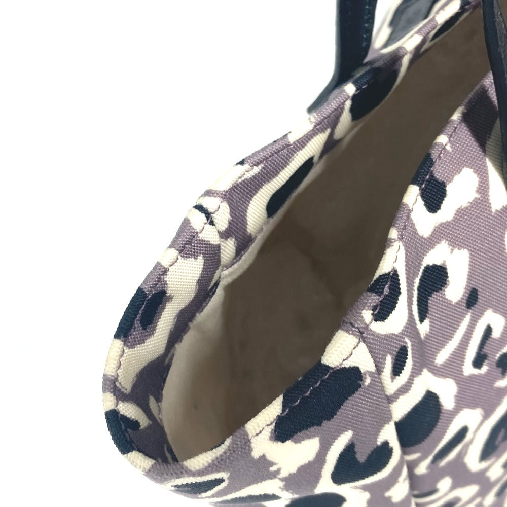 GUCCI Tote Bag 284721 Nylon / leather purple Children's Kids leopard leopard leopard Kids Used