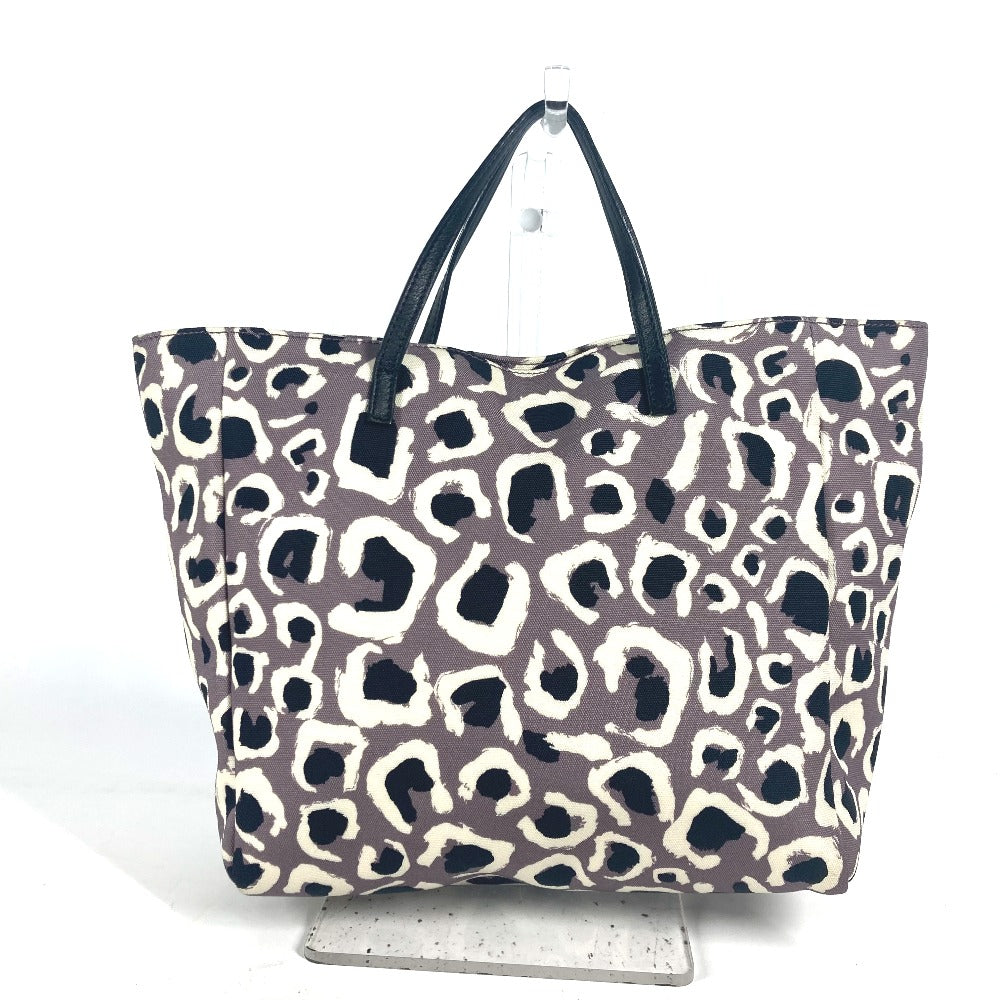 GUCCI Tote Bag 284721 Nylon / leather purple Children's Kids leopard leopard leopard Kids Used