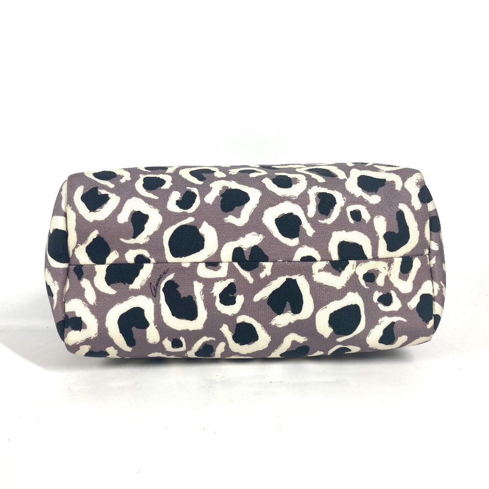 GUCCI Tote Bag 284721 Nylon / leather purple Children's Kids leopard leopard leopard Kids Used