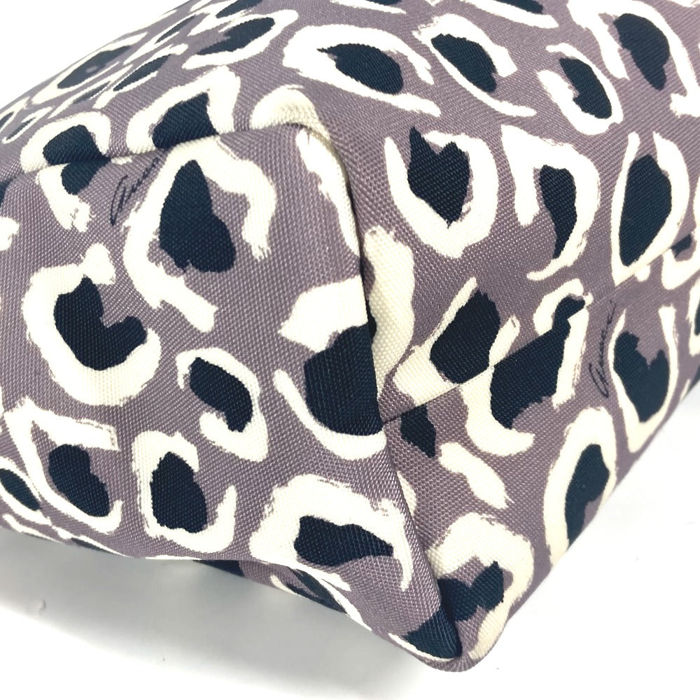 GUCCI Tote Bag 284721 Nylon / leather purple Children's Kids leopard leopard leopard Kids Used