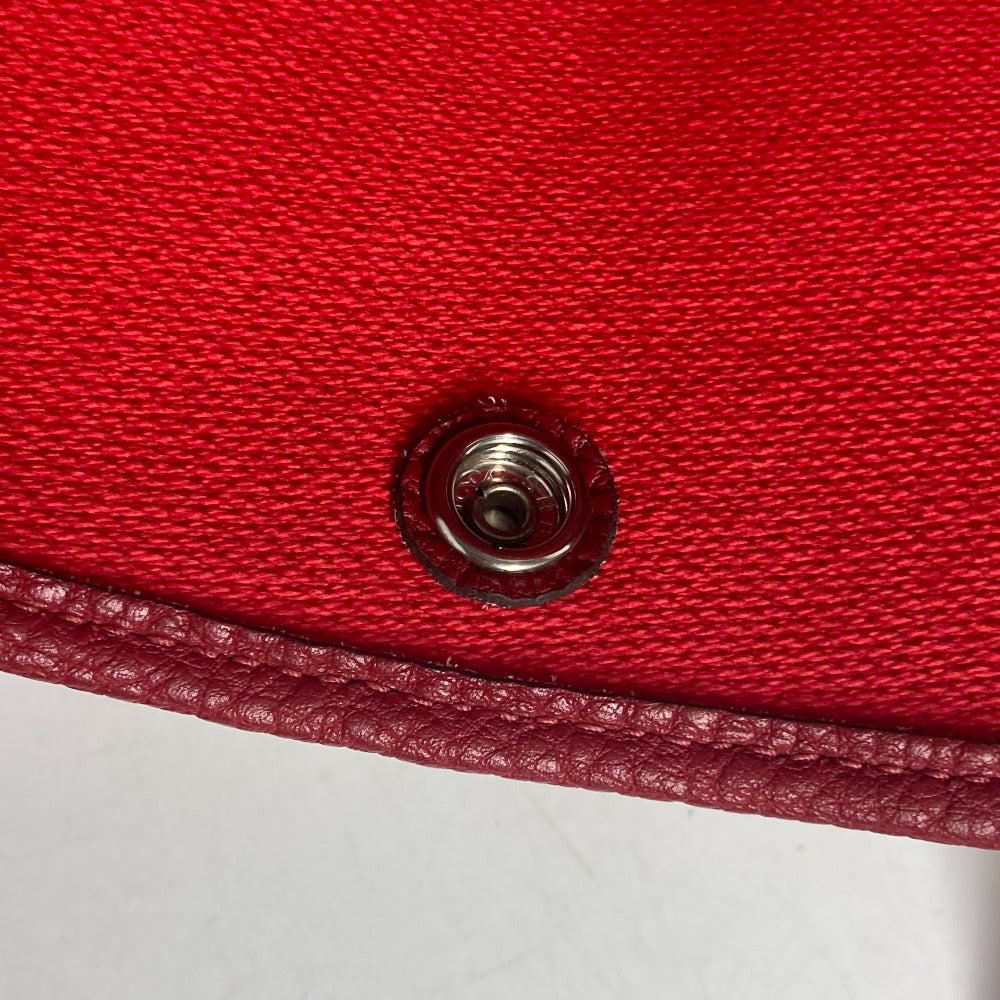 HERMES Tote Bag Toile H, Negonda Red type Shoulder Bag Shoulder Bag Garden party PM Women Used