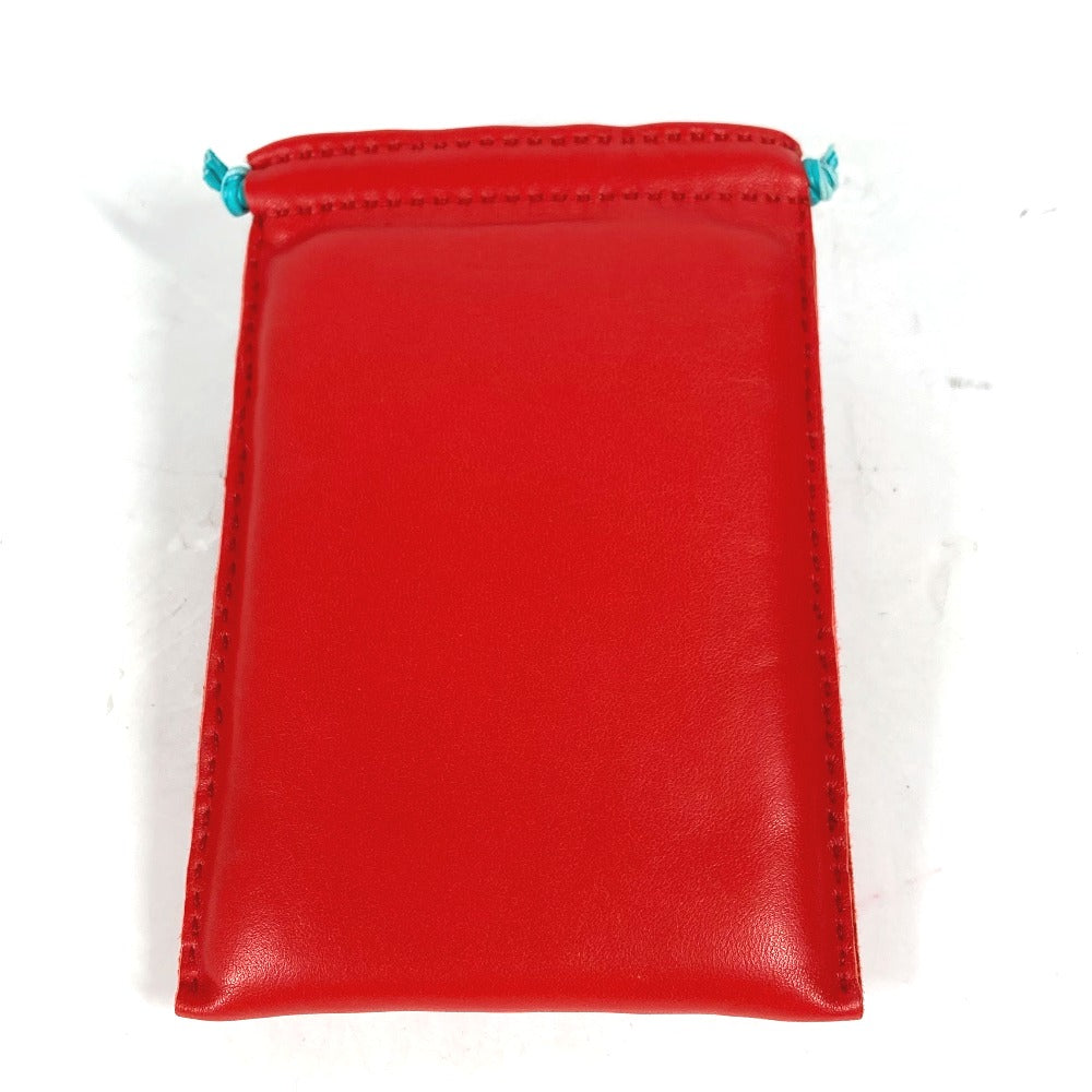 HERMES Pouch Anyo Miro Red x blue purse Pochette pillow PM Women Used