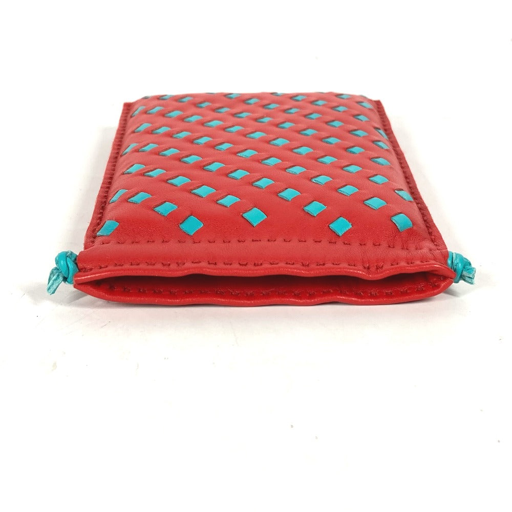HERMES Pouch Anyo Miro Red x blue purse Pochette pillow PM Women Used