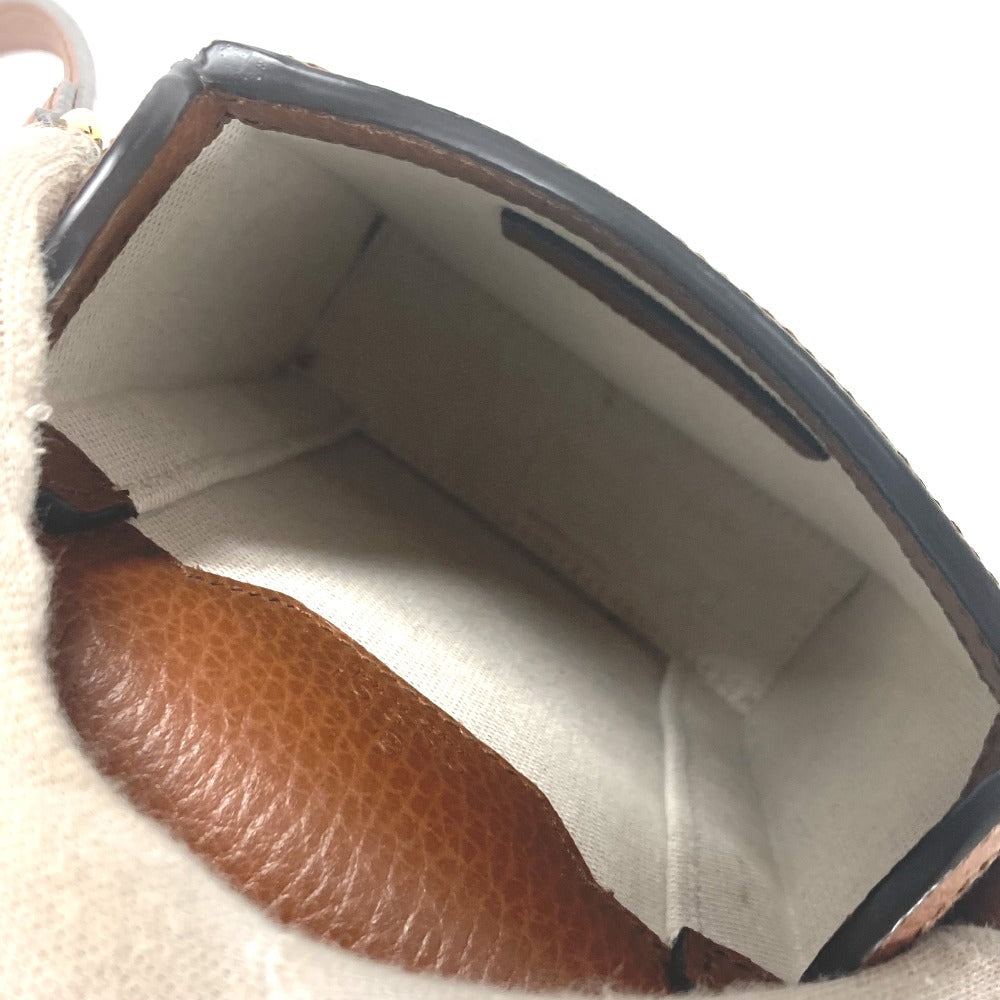 GUCCI Shoulder Bag 625615 Denim, Leather Blue x brown GG denim Horsebit 1955 mini bag Women Used