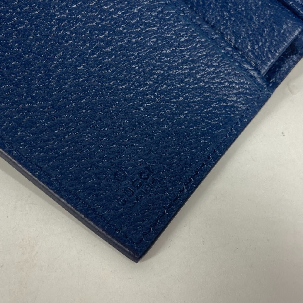 GUCCI Trifold wallet 769225 GG Supreme Canvas Beige x blue GG Supreme GG details mens Used