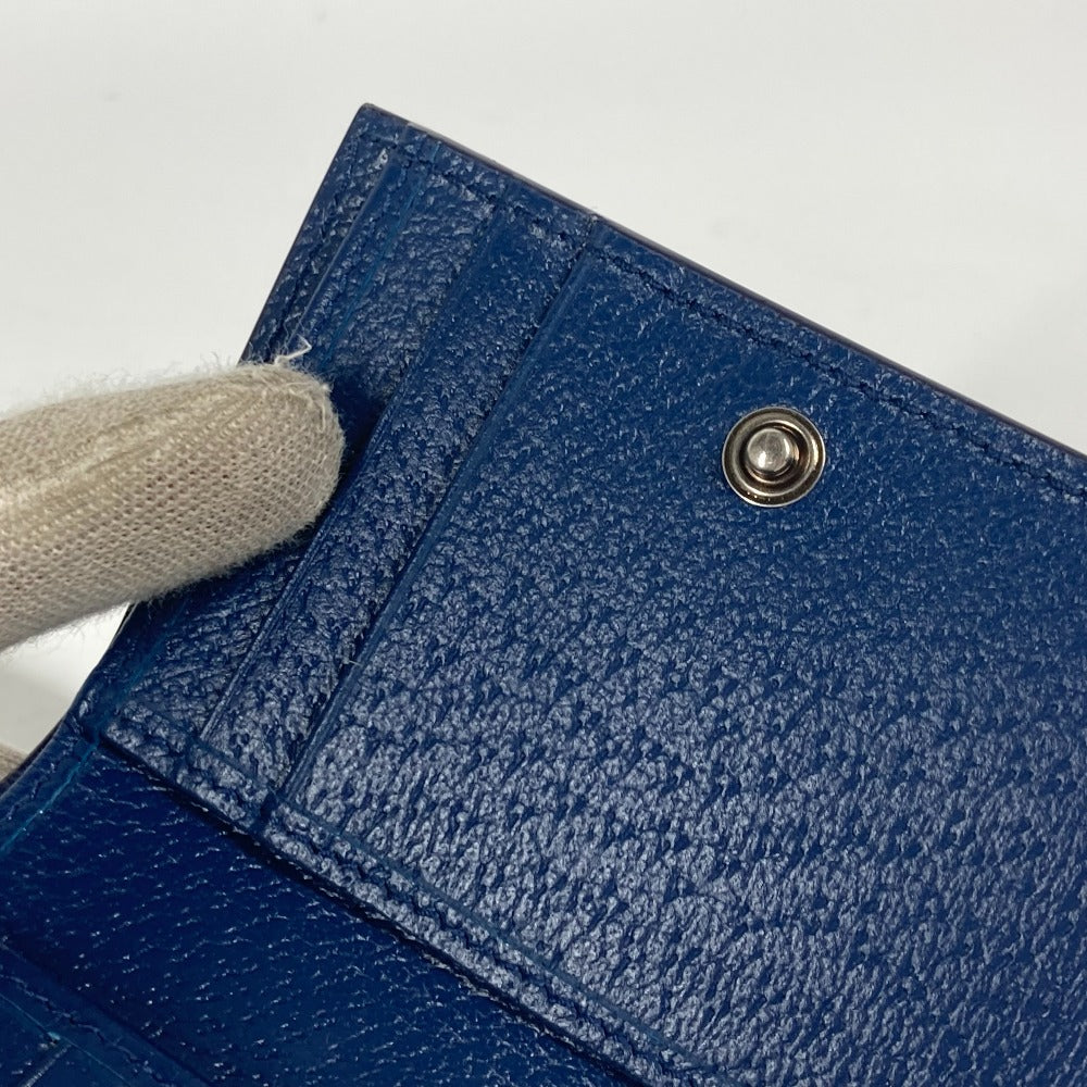 GUCCI Trifold wallet 769225 GG Supreme Canvas Beige x blue GG Supreme GG details mens Used