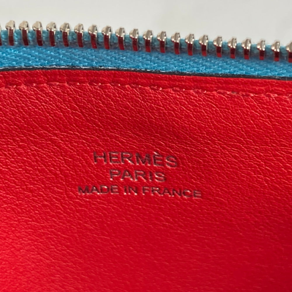 HERMES Pouch Evercolor blue flat Atto GM Women(Unisex) Used