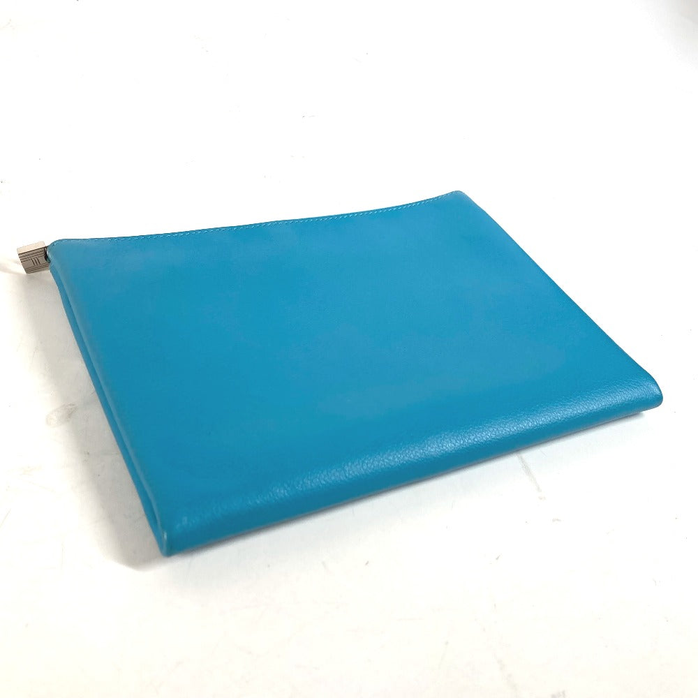 HERMES Pouch Evercolor blue flat Atto GM Women(Unisex) Used