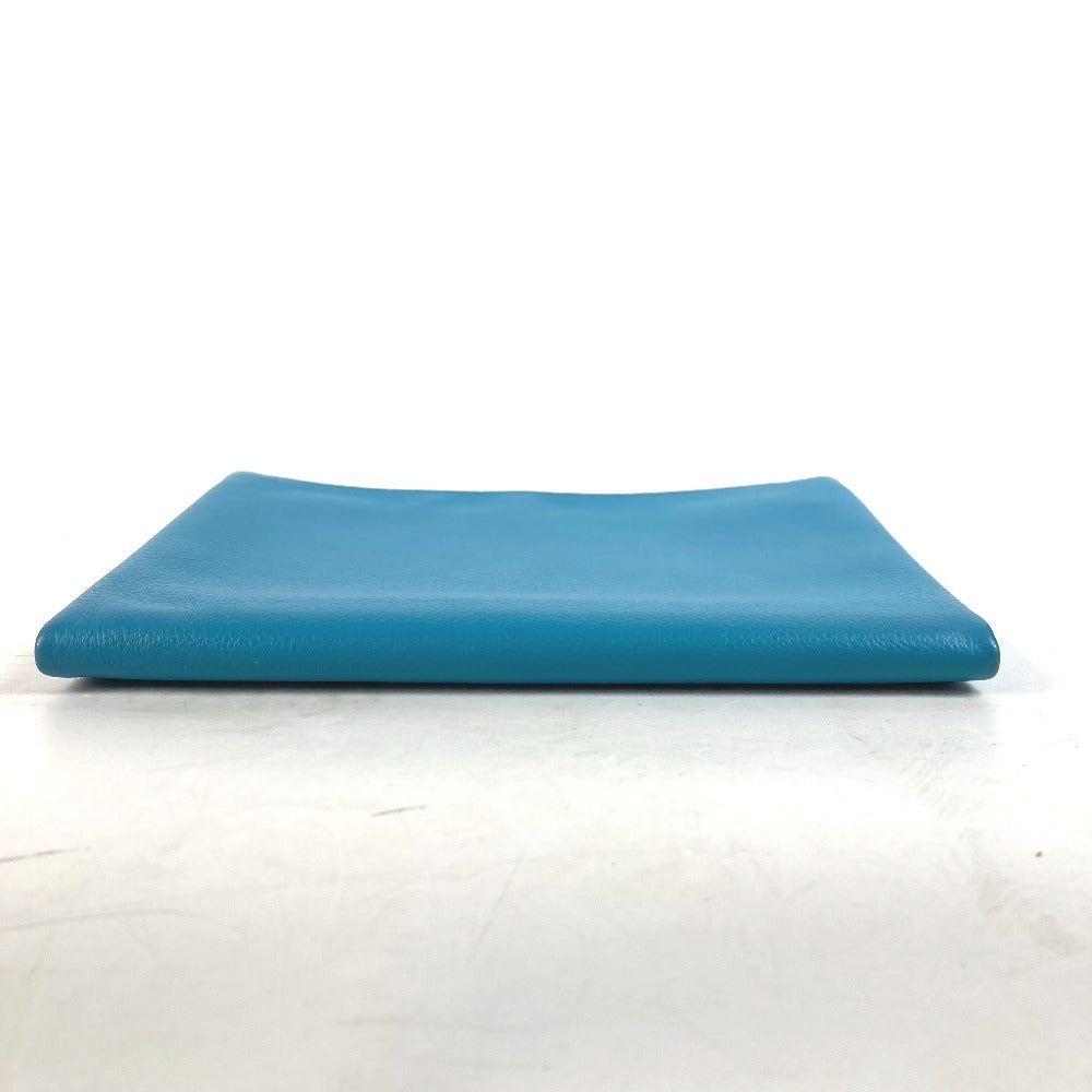 HERMES Pouch Evercolor blue flat Atto GM Women(Unisex) Used