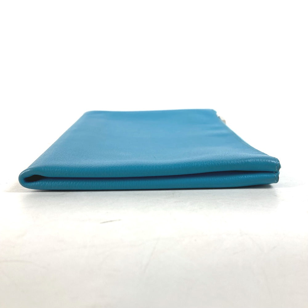 HERMES Pouch Evercolor blue flat Atto GM Women(Unisex) Used