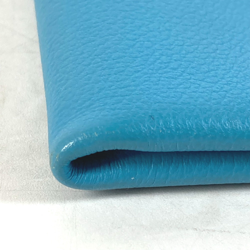 HERMES Pouch Evercolor blue flat Atto GM Women(Unisex) Used