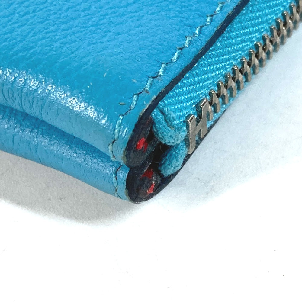 HERMES Pouch Evercolor blue flat Atto GM Women(Unisex) Used