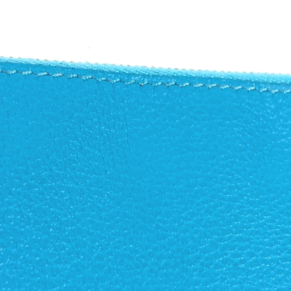 HERMES Pouch Evercolor blue flat Atto GM Women(Unisex) Used