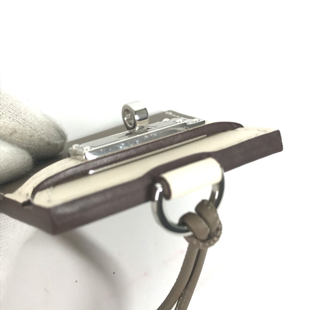HERMES Necklace Swift gray MONPETIT KELLY GM MONPETIT KELLY PM