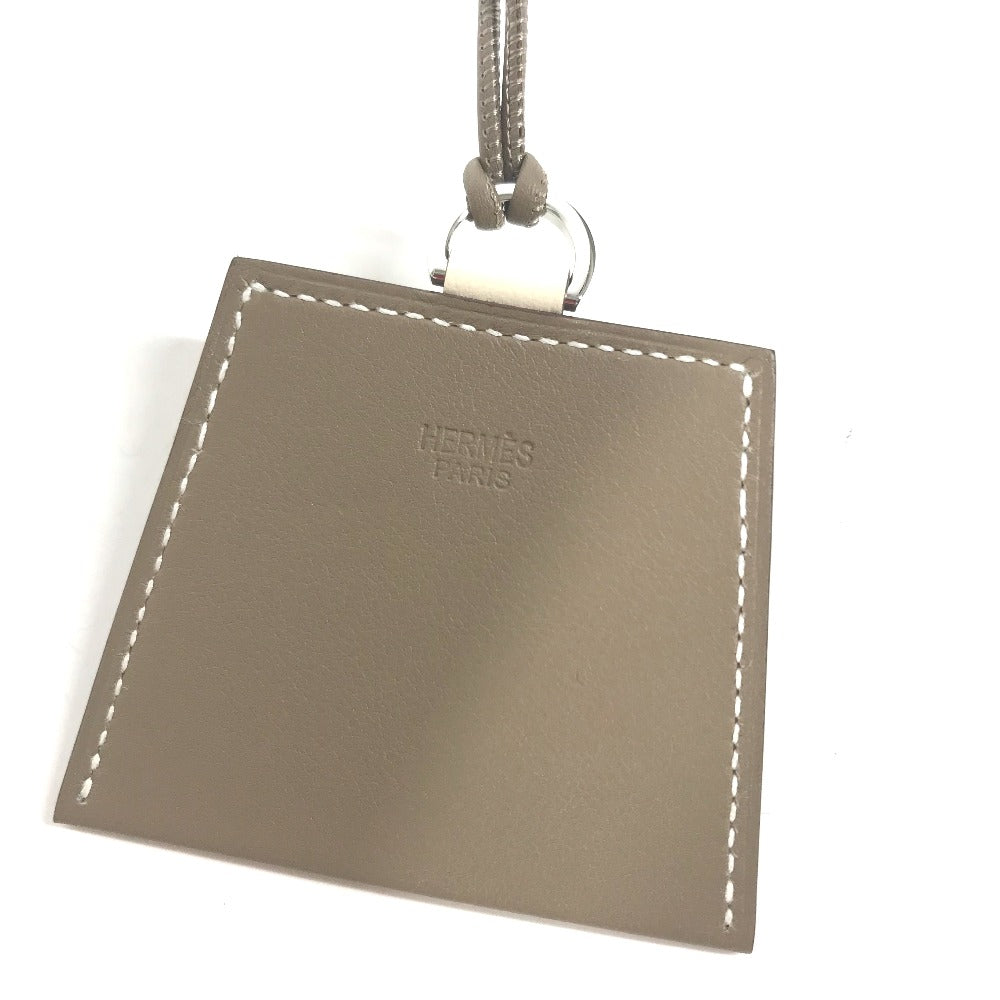 HERMES Necklace Swift gray MONPETIT KELLY GM MONPETIT KELLY PM