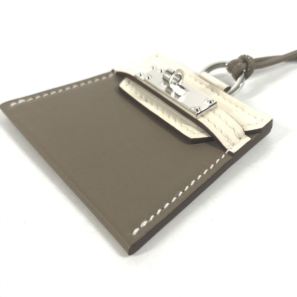 HERMES Necklace Swift gray MONPETIT KELLY GM MONPETIT KELLY PM