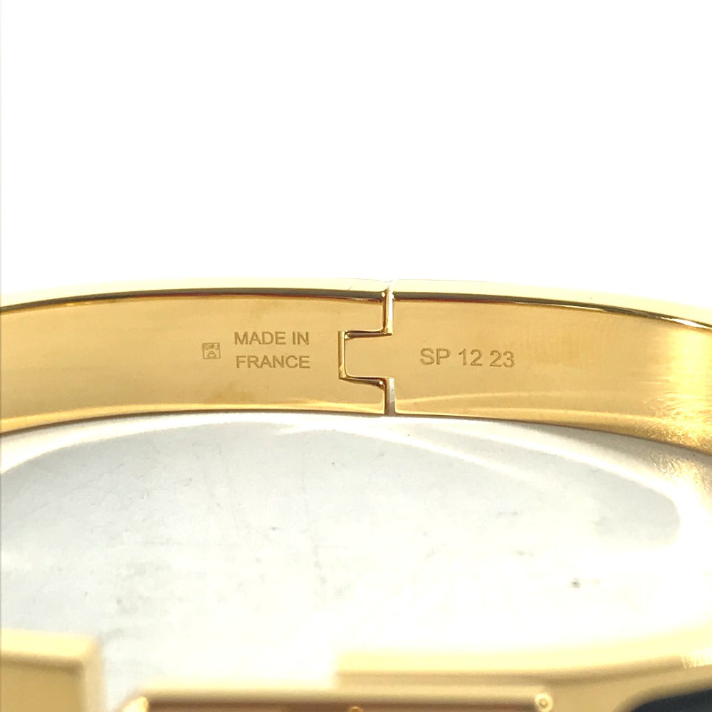 HERMES bracelet metal gold Accessories Enamel bracelet "Mini Click Kelly"