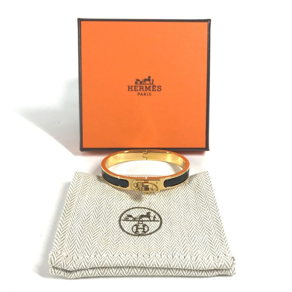 HERMES bracelet metal gold Accessories Enamel bracelet "Mini Click Kelly"