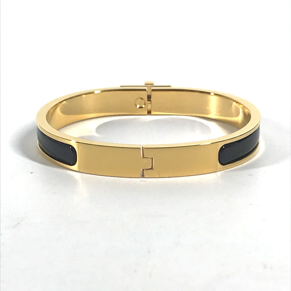 HERMES bracelet metal gold Accessories Enamel bracelet "Mini Click Kelly"