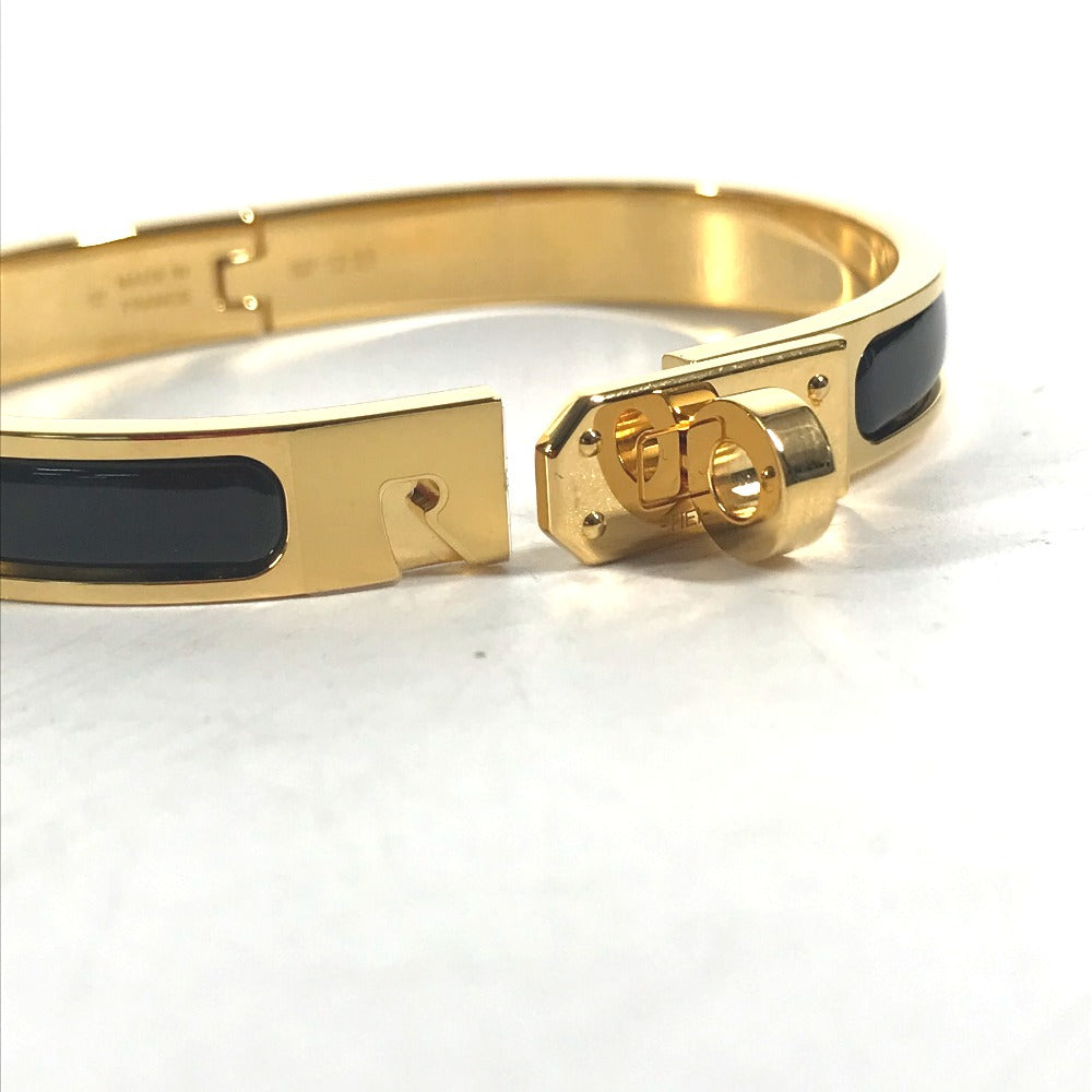 HERMES bracelet metal gold Accessories Enamel bracelet "Mini Click Kelly"