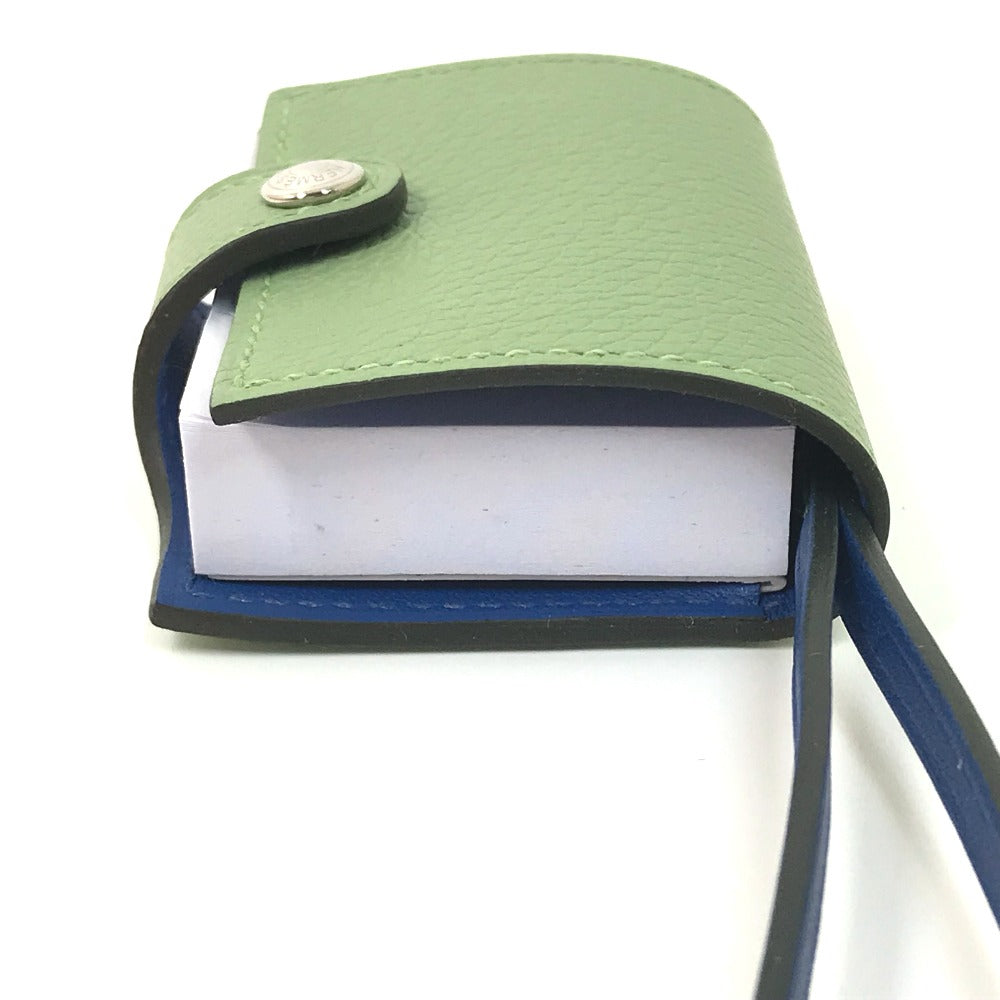 HERMES charm Evercalf, Swift green Bicolor Charm Ulysse Nano Women Used