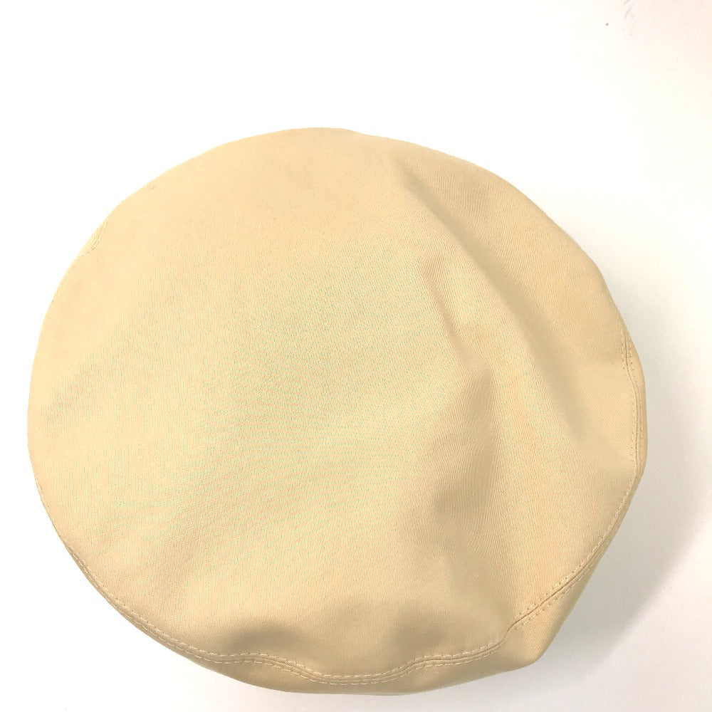 HERMES Casquette Cotton, Polyurethane Beige type Serie Kabul Crickets Women 57 Used