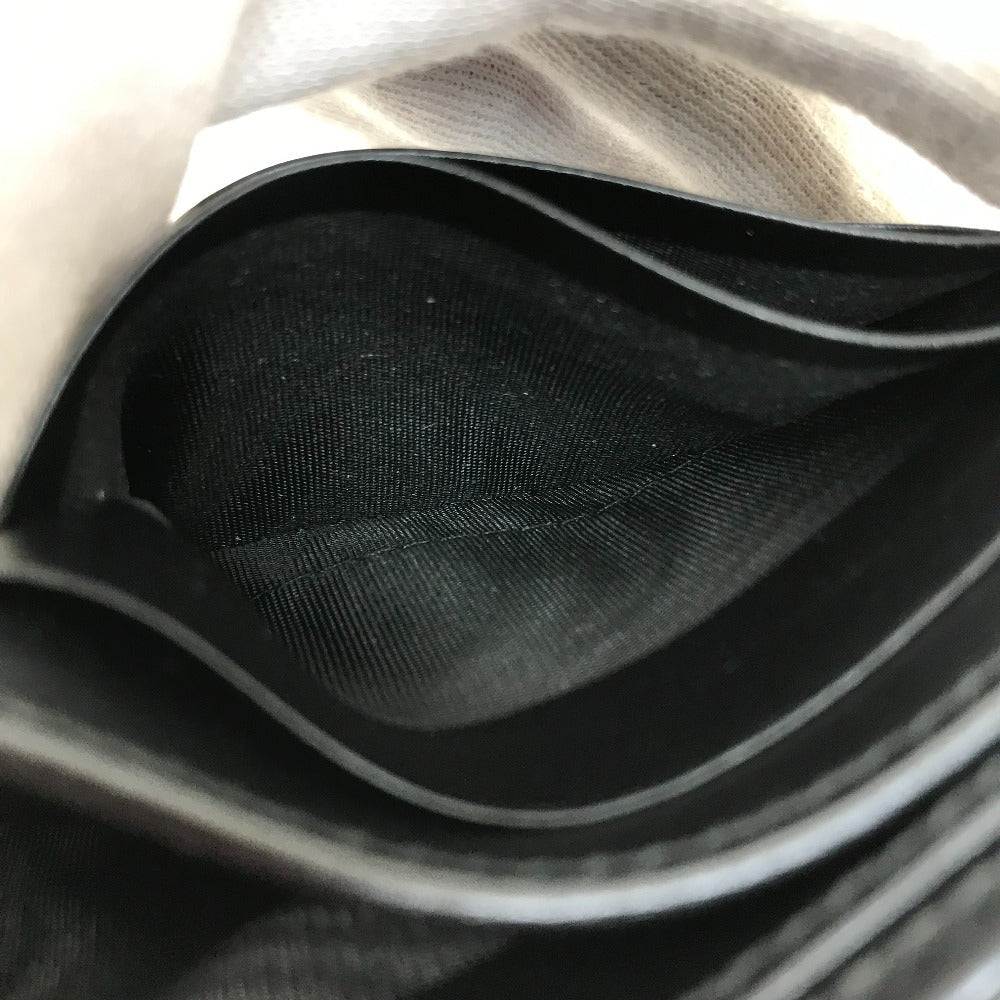 GUCCI Folded wallet 625555 leather black GG emboss mens Used