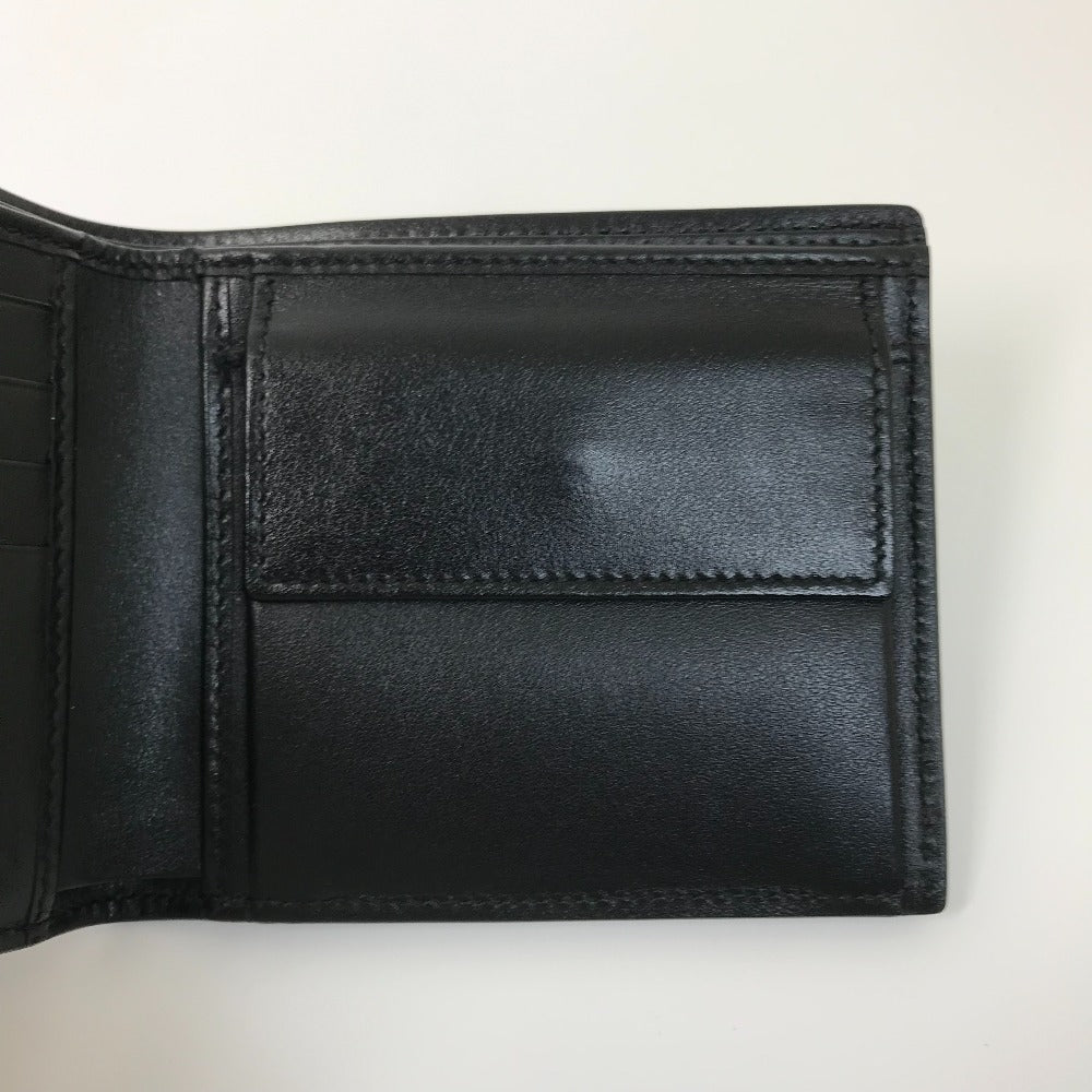 GUCCI Folded wallet 625555 leather black GG emboss mens Used