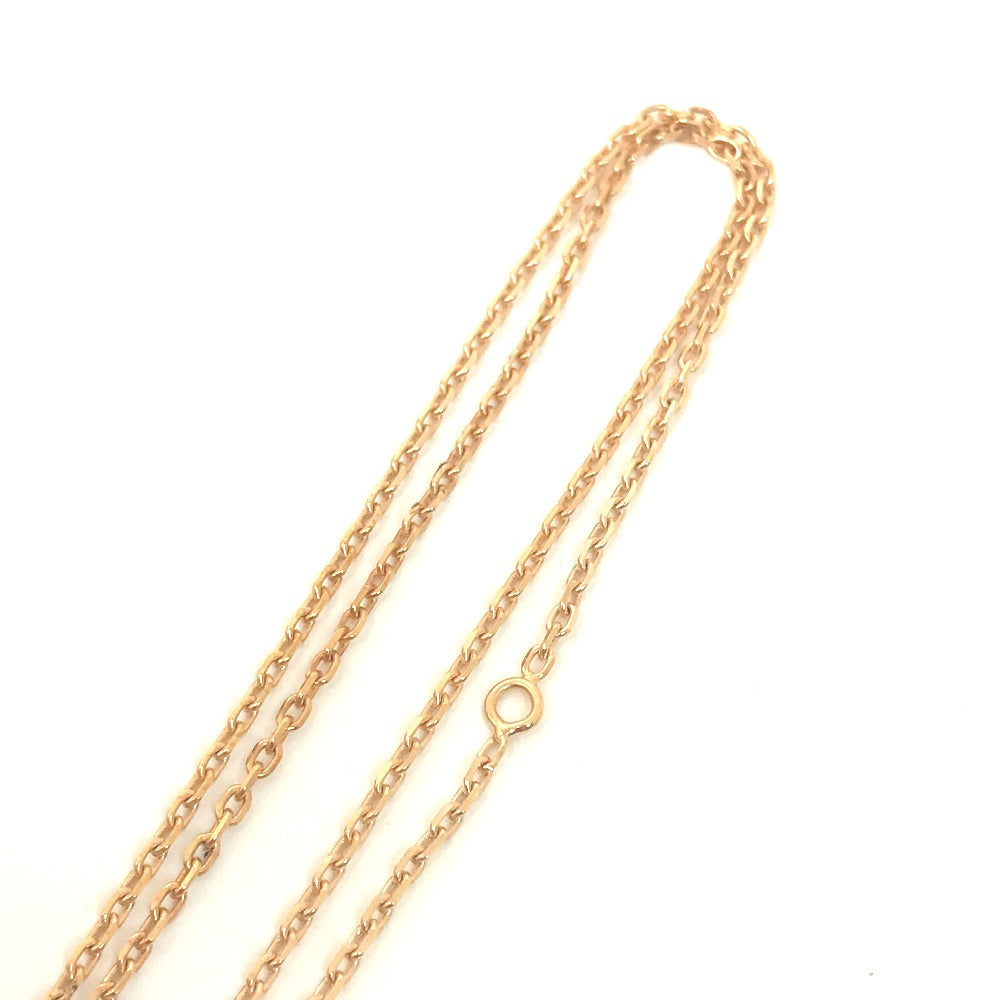 HERMES Necklace Metal, Leather gold Heart Chain Asdukour PM Women Used