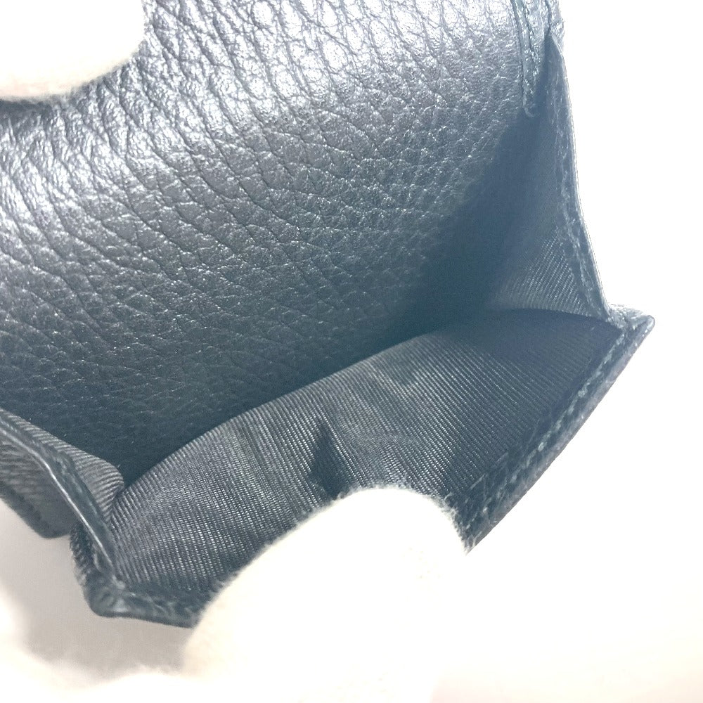 GUCCI Trifold wallet 523277 leather black GG Marmont Women Used