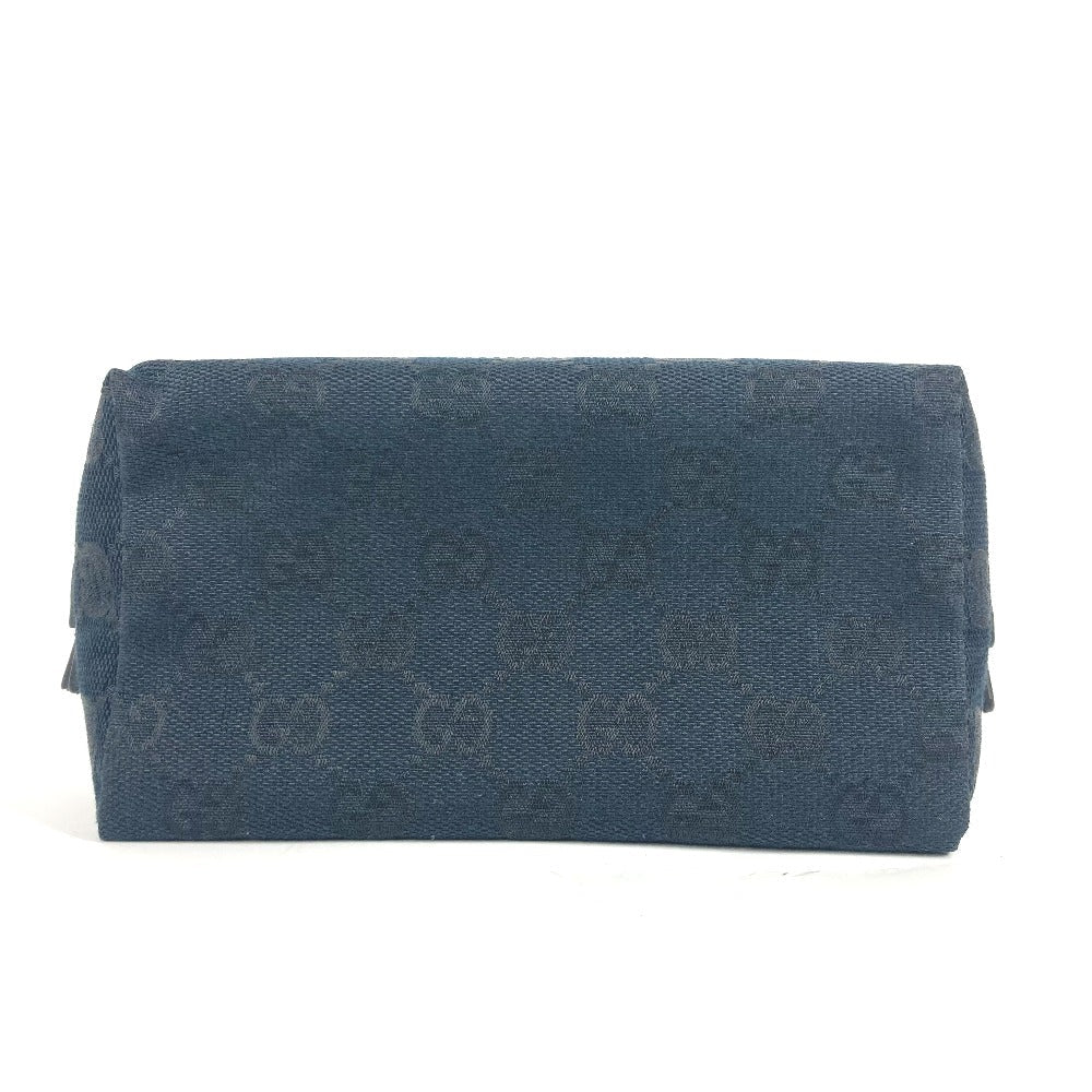 GUCCI Pouch 039.1117 GG canvas black GG Women Used