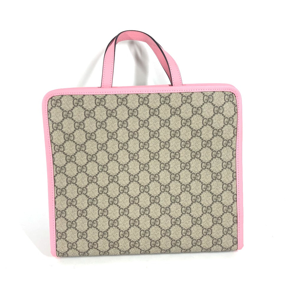 GUCCI Handbag 630589 GG Supreme canvas, leather pink Chilled license GG Supreme Strawberry Strawberry Glitter