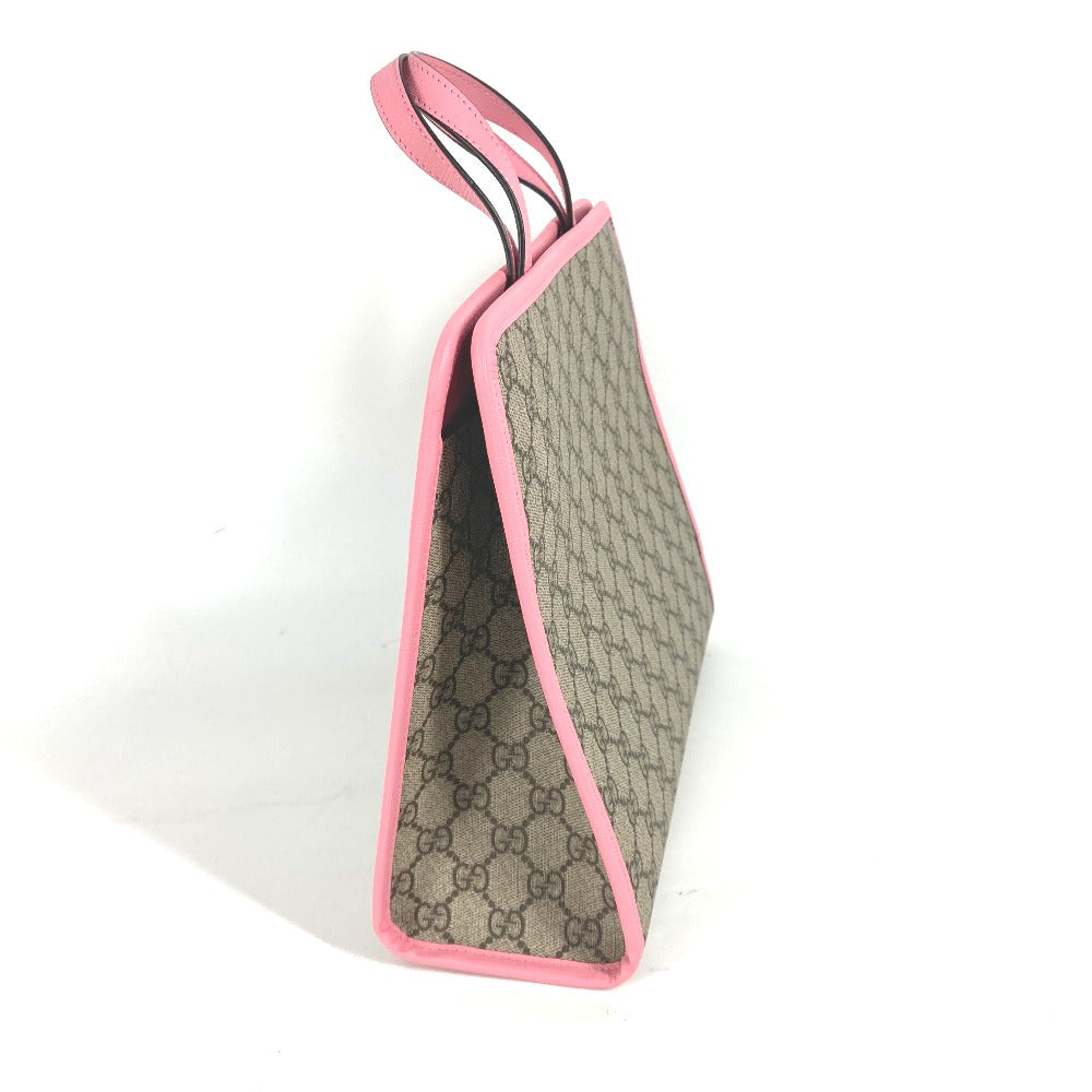 GUCCI Handbag 630589 GG Supreme canvas, leather pink Chilled license GG Supreme Strawberry Strawberry Glitter