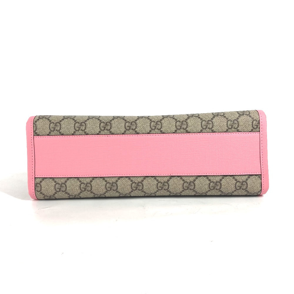 GUCCI Handbag 630589 GG Supreme canvas, leather pink Chilled license GG Supreme Strawberry Strawberry Glitter