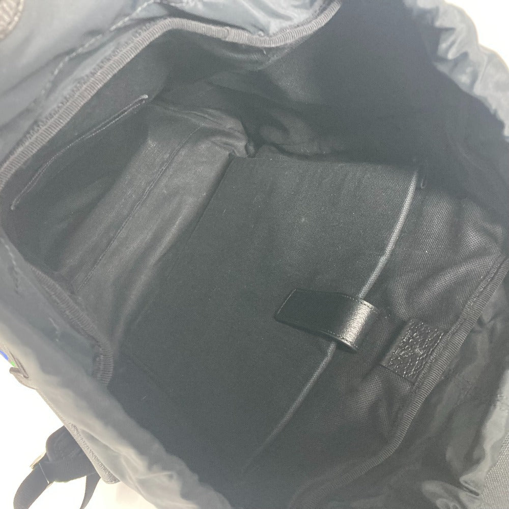 GUCCI Backpack 598140 PVC black psychedelic logo mens Used