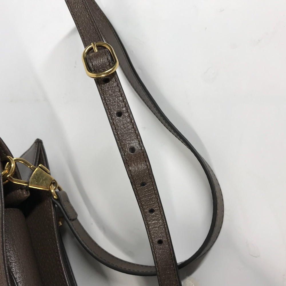 GUCCI Shoulder Bag 660195 GG canvas / leather beige Gucci Diana Bamboo Jumbo GG Small Tote Bag Women Used