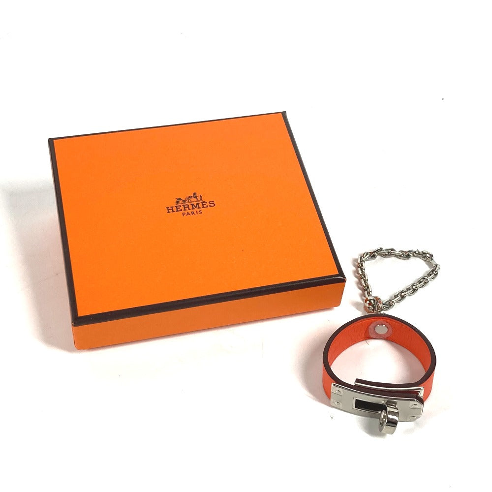 HERMES Glove holder Vaux Swift Orange Accessories Kelly