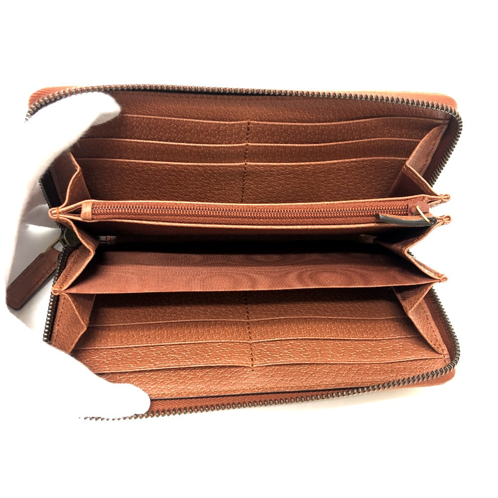GUCCI Long Wallet Purse 547791 GG canvas / leather beige GG New York Yankees collaboration NY Women Used