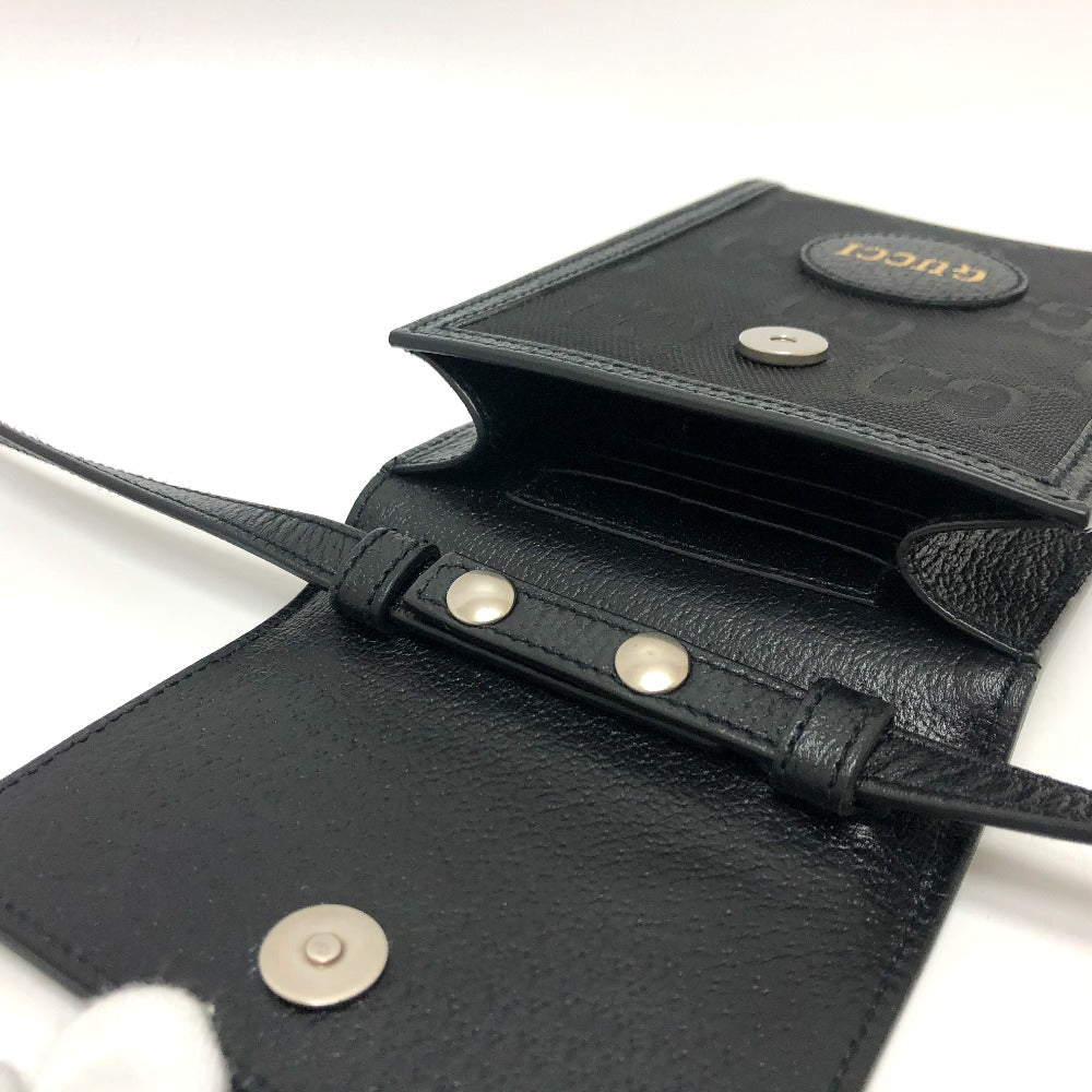 GUCCI Shoulder Bag 625599 GG canvas / leather black GG Off The Grid Women(Unisex) Used