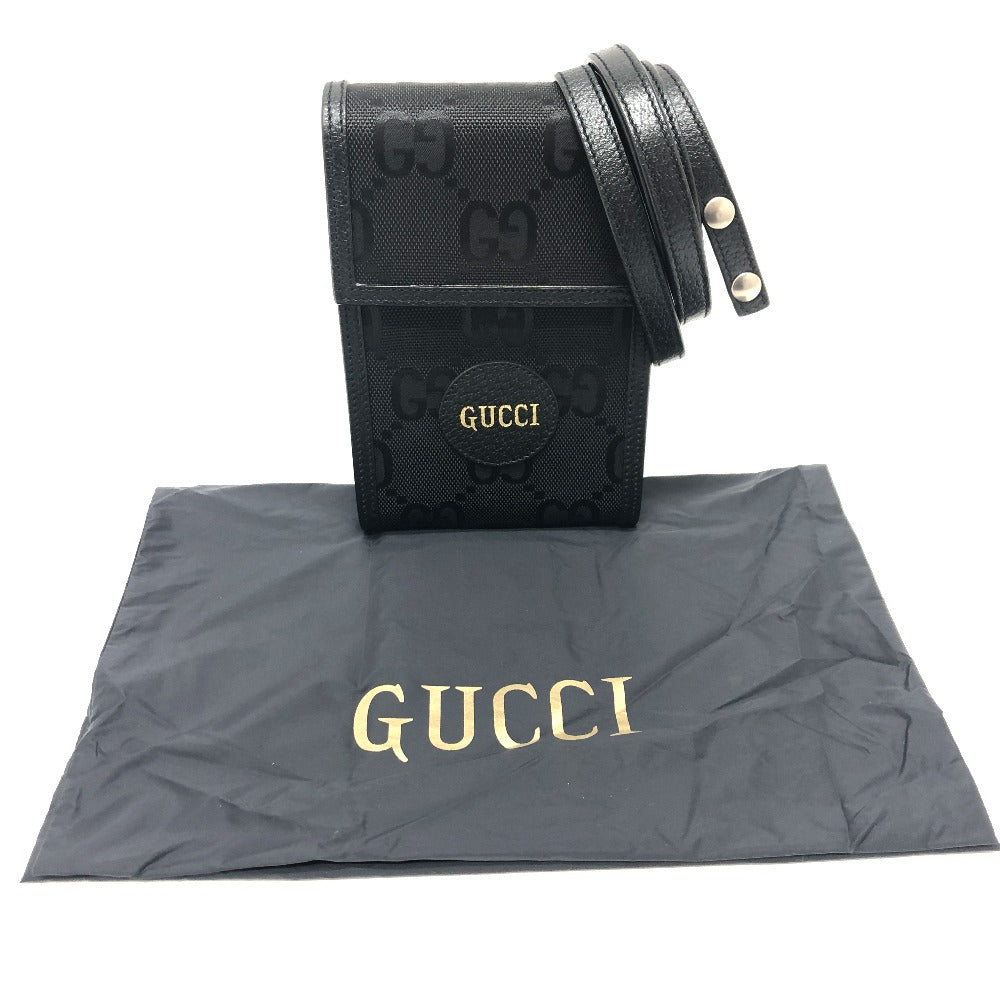 GUCCI Shoulder Bag 625599 GG canvas / leather black GG Off The Grid Women(Unisex) Used