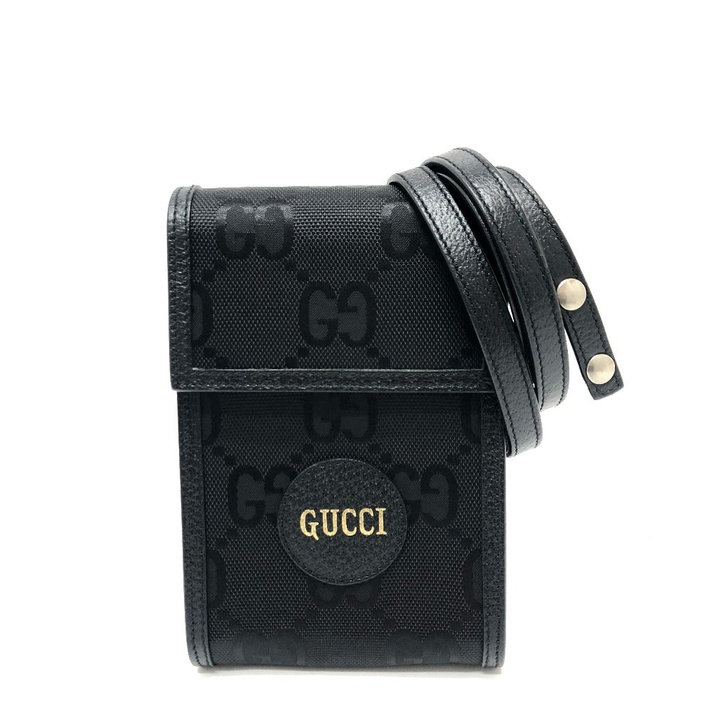 GUCCI Shoulder Bag 625599 GG canvas / leather black GG Off The Grid Women(Unisex) Used