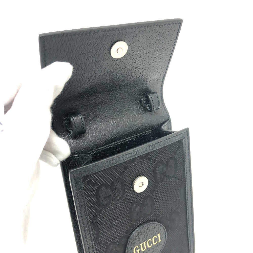 GUCCI Shoulder Bag 625599 GG canvas / leather black GG Off The Grid Women(Unisex) Used
