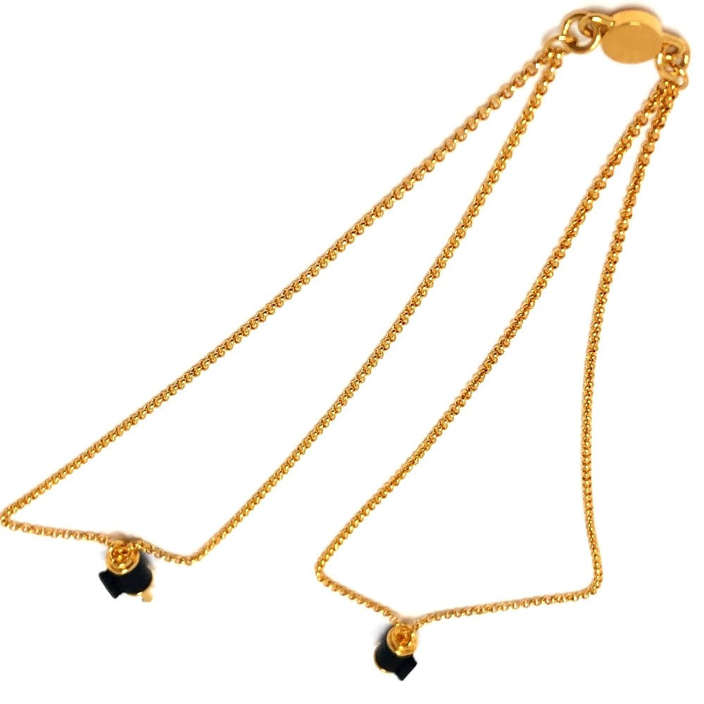 HERMES Necklace metal gold Charnier PM Women Used