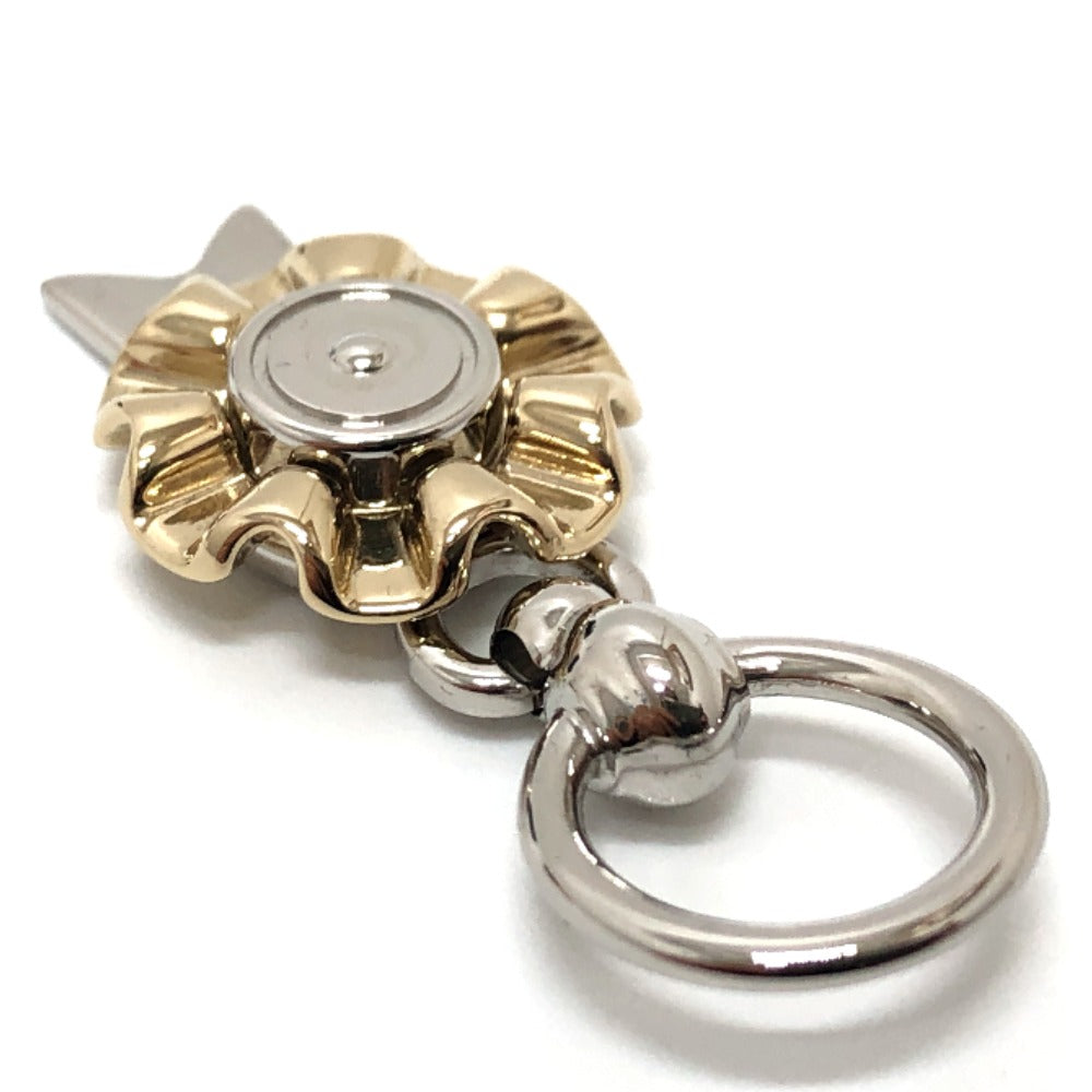 HERMES Scarf ring metal Silver Twilly Ring Flotte Women Used