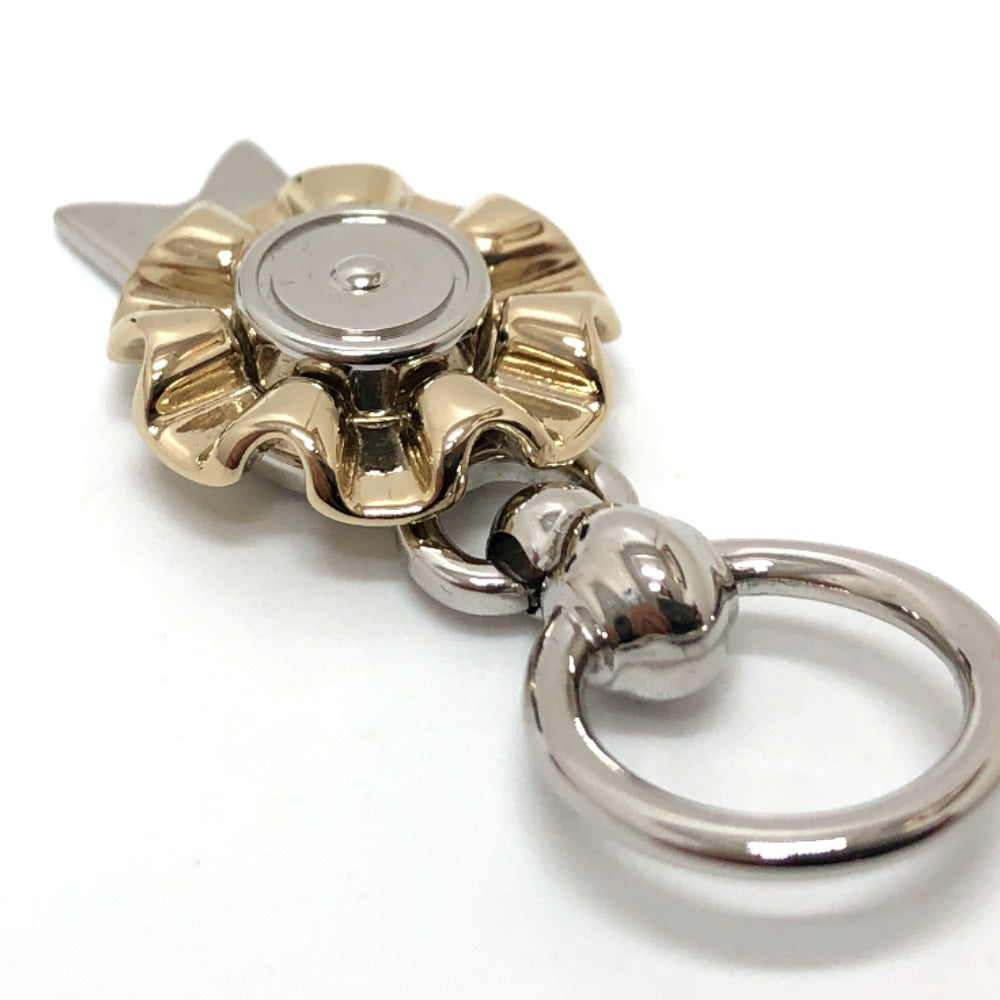 HERMES Scarf ring metal Silver Twilly Ring Flotte Women Used