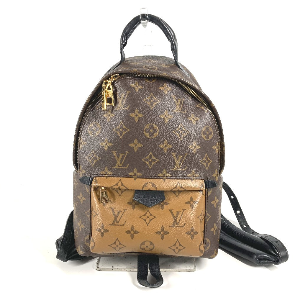 LOUIS VUITTON Backpack M44870 Monogram reverse canvas Brown x beige Monogram reverse Palm Springs Backpack PM