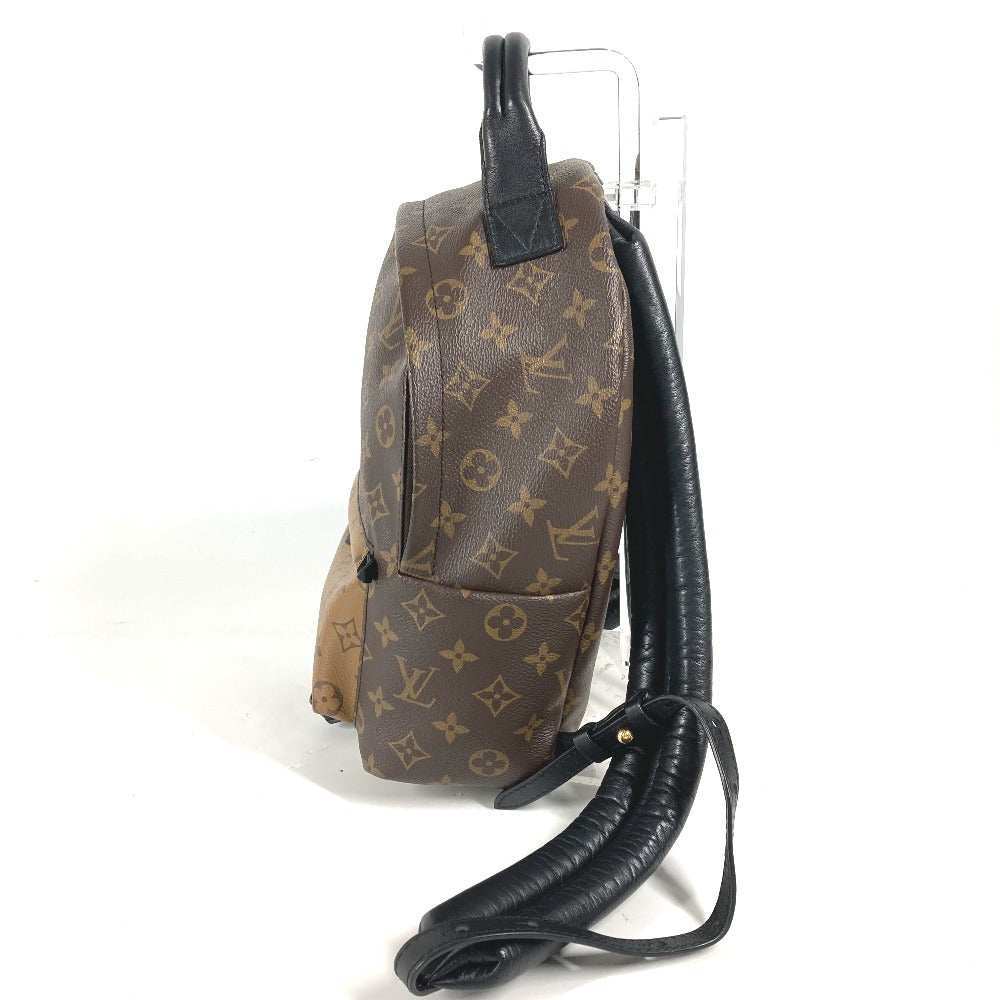 LOUIS VUITTON Backpack M44870 Monogram reverse canvas Brown x beige Monogram reverse Palm Springs Backpack PM