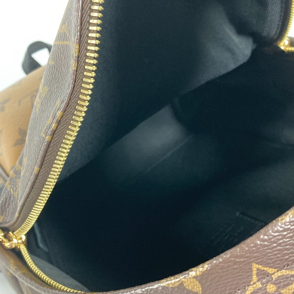 LOUIS VUITTON Backpack M44870 Monogram reverse canvas Brown x beige Monogram reverse Palm Springs Backpack PM