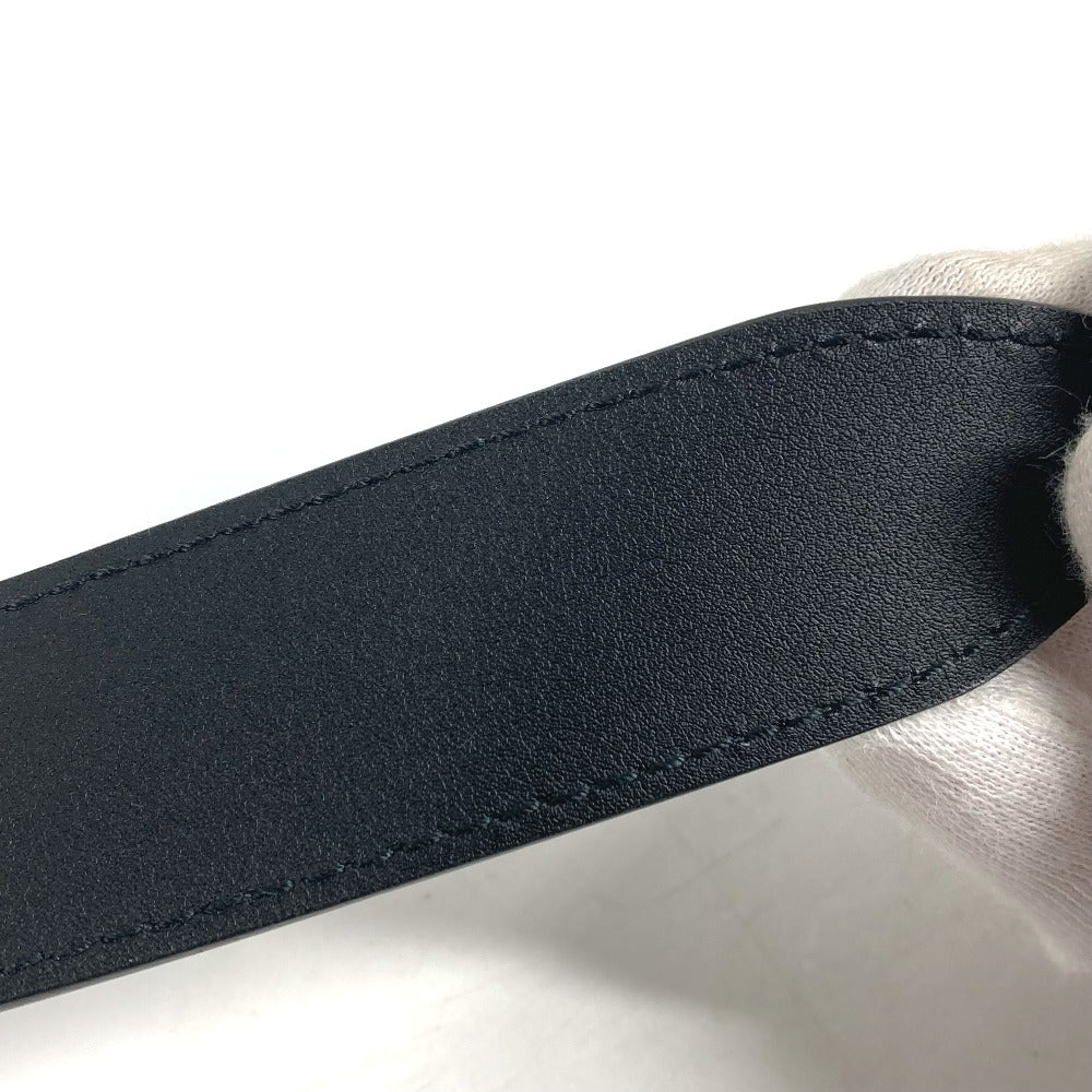 BALENCIAGA belt 680456 leather black GUCCI collaboration Hacker Project BB Logo Women Used