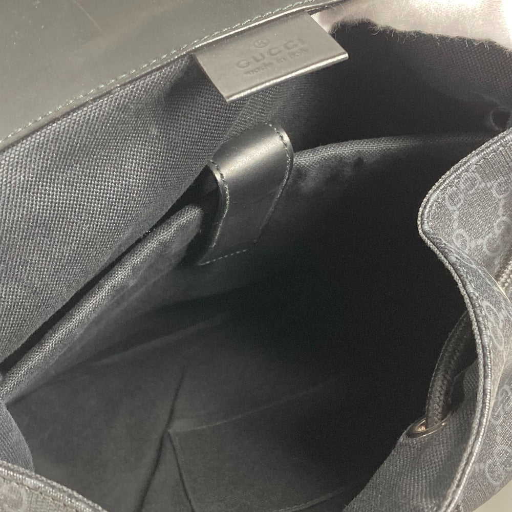 GUCCI Backpack 49556 GG Supreme Canvas black GG Supreme Tiger